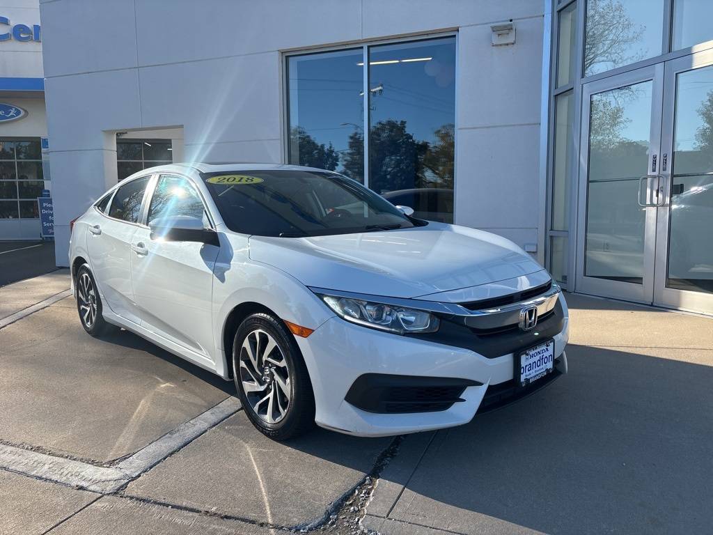 2018 Honda Civic EX — Sedan — 106,423 mi — Branford, CT