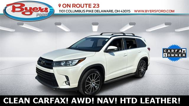 2017 Toyota Highlander XLE — SUV — 124,004 mi — Delaware, OH