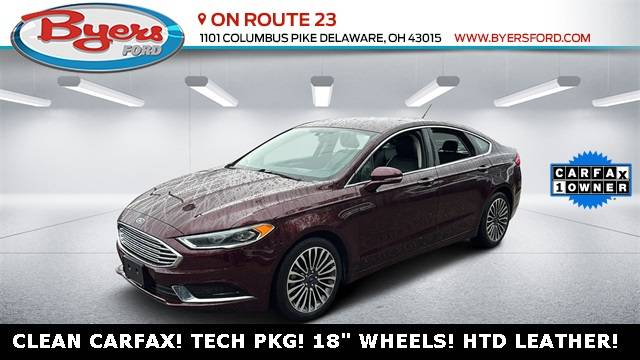 2018 Ford Fusion SE — Sedan — 70,768 mi — Delaware, OH