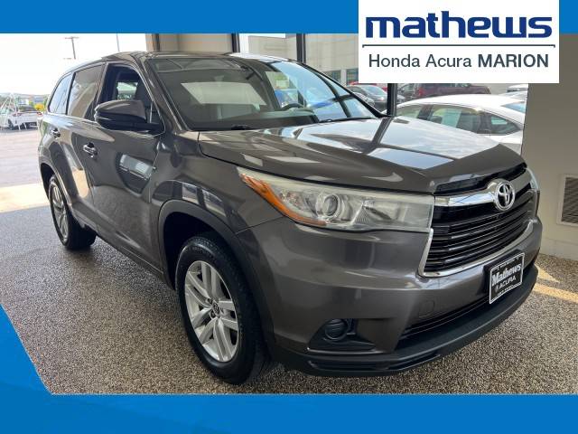 2016 Toyota Highlander LE V6 — SUV — 81,126 mi — Marion, OH