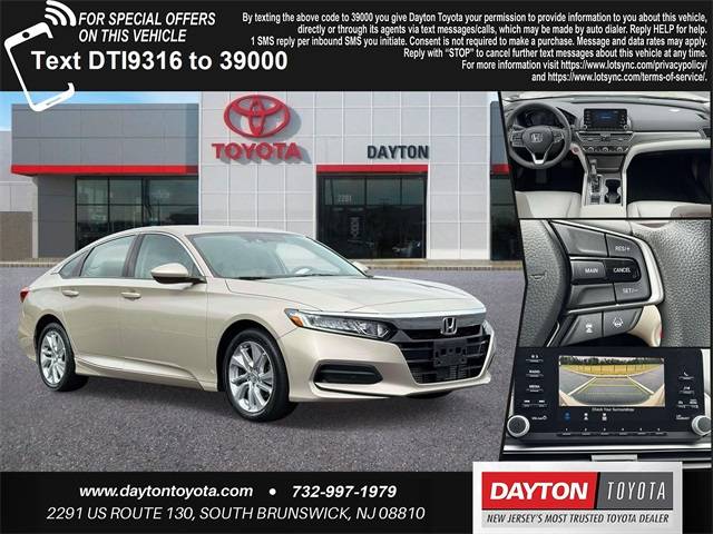 2020 Honda Accord LX — Sedan — 36,274 mi — Dayton, NJ