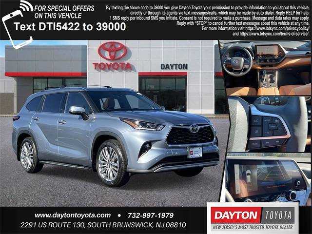 2024 Toyota Highlander Platinum — SUV — 10,419 mi — Dayton, NJ