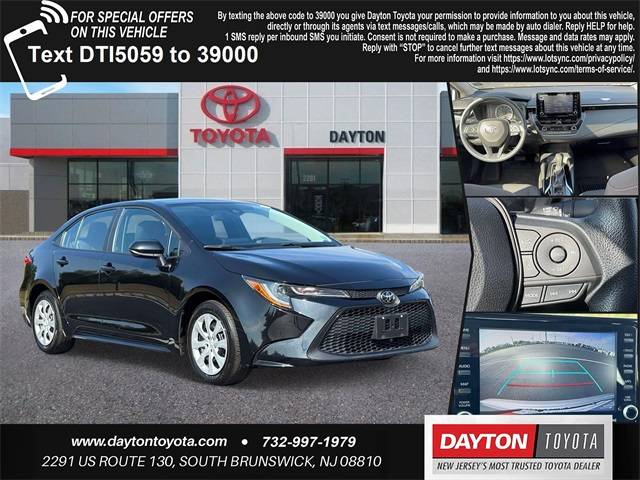2022 Toyota Corolla LE — Sedan — 19,463 mi — Dayton, NJ