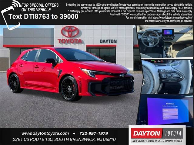 2025 Toyota GR Corolla Core — Hatchback — 5,309 mi — Dayton, NJ