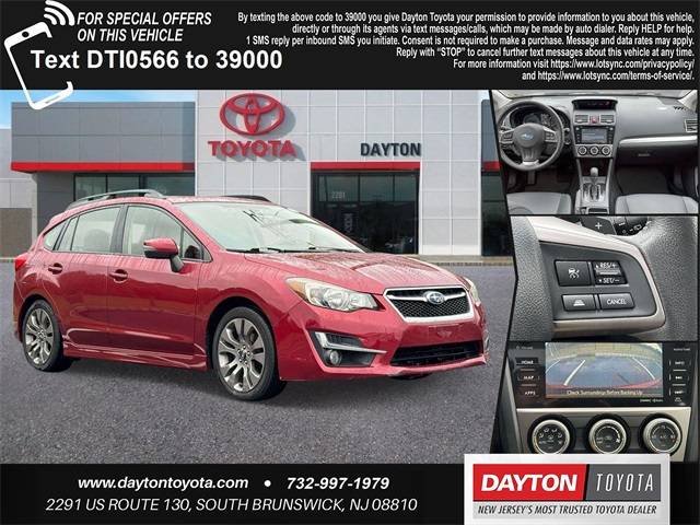 2015 Subaru Impreza 2.0i Sport Limited — Wagon — 71,533 mi — Dayton, NJ