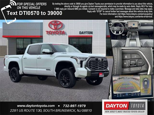 2025 Toyota Tundra Hybrid Platinum — Pickup Truck — 9,354 mi — Dayton, NJ