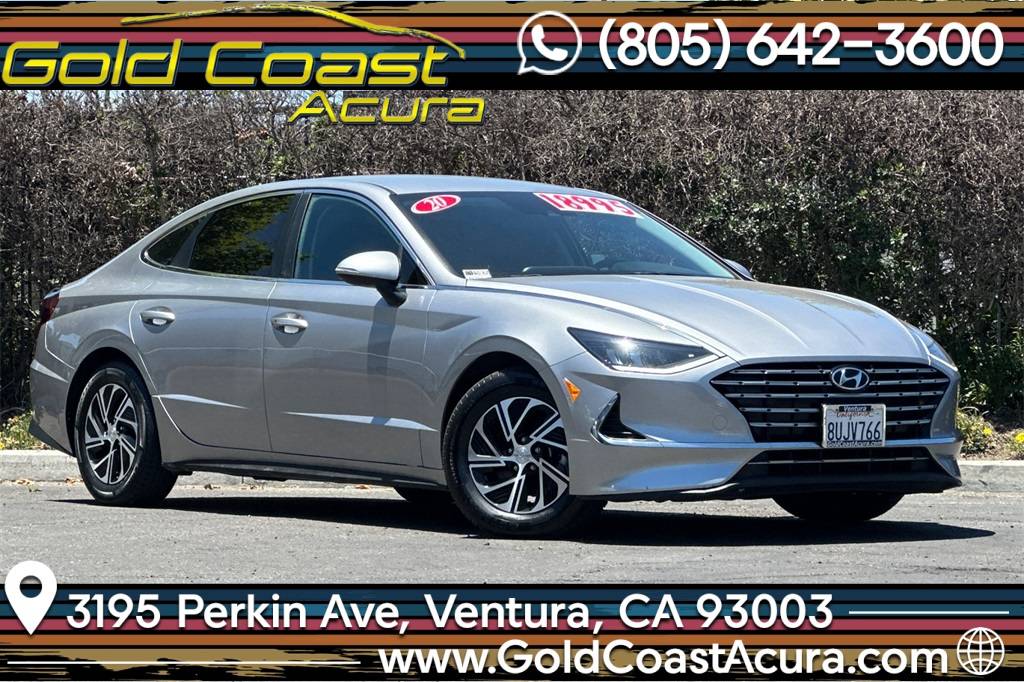 2020 Hyundai Sonata Hybrid Blue — Sedan — 66,381 mi — Ventura, CA