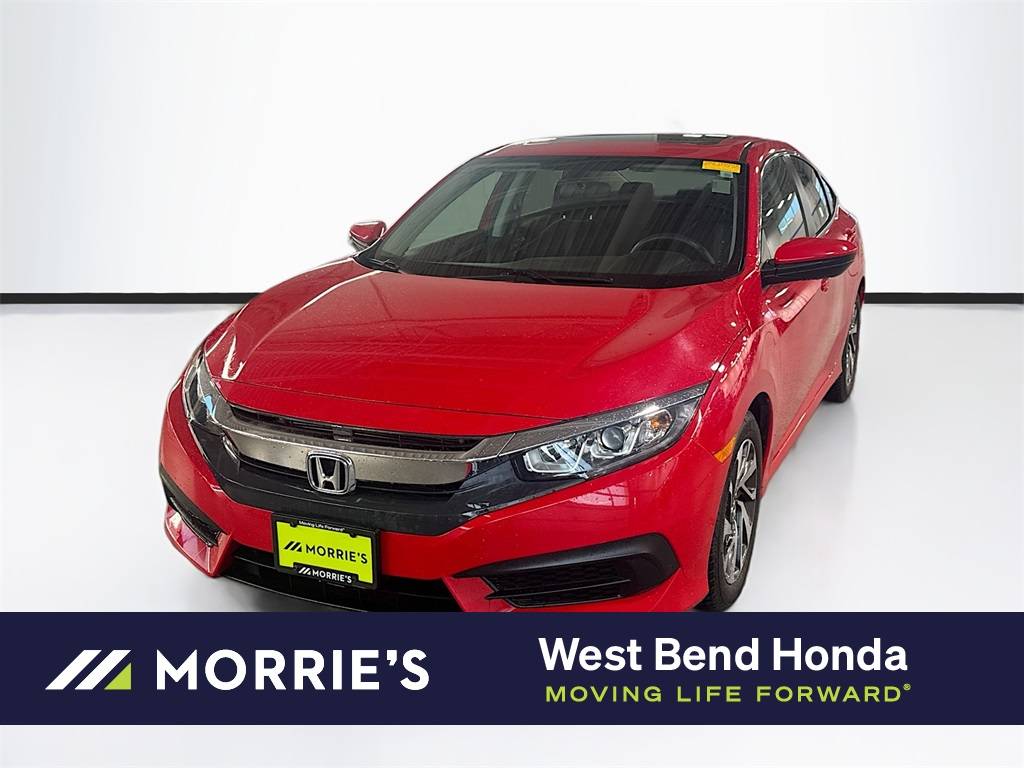 2016 Honda Civic EX — Sedan — 69,587 mi — West Bend, WI