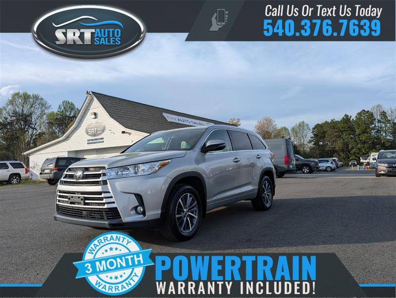 2017 Toyota Highlander XLE — SUV — 108,042 mi — King George, VA