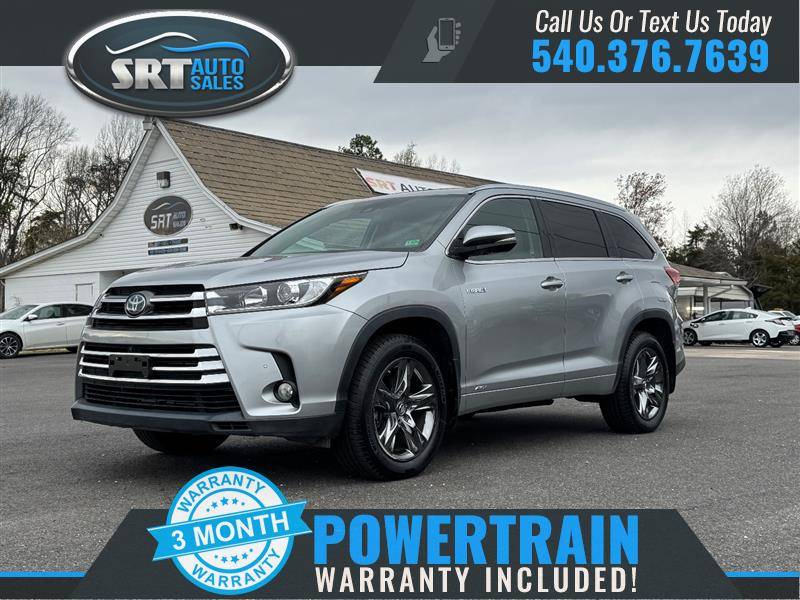 2017 Toyota Highlander Hybrid Limited Platinum — SUV — 25,827 mi — King George, VA