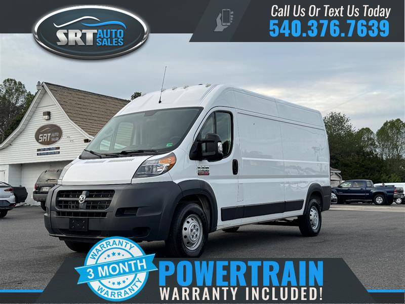 2018 Ram ProMaster Cargo Van 2500 — Cargo Van — 165,159 mi — King George, VA