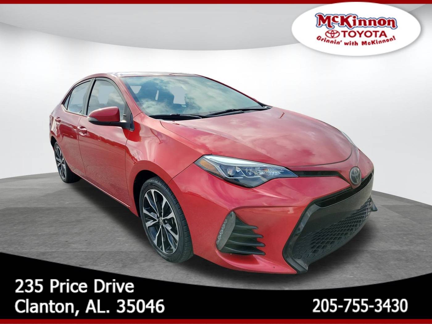 2019 Toyota Corolla XSE — Sedan — 157,566 mi — Clanton, AL