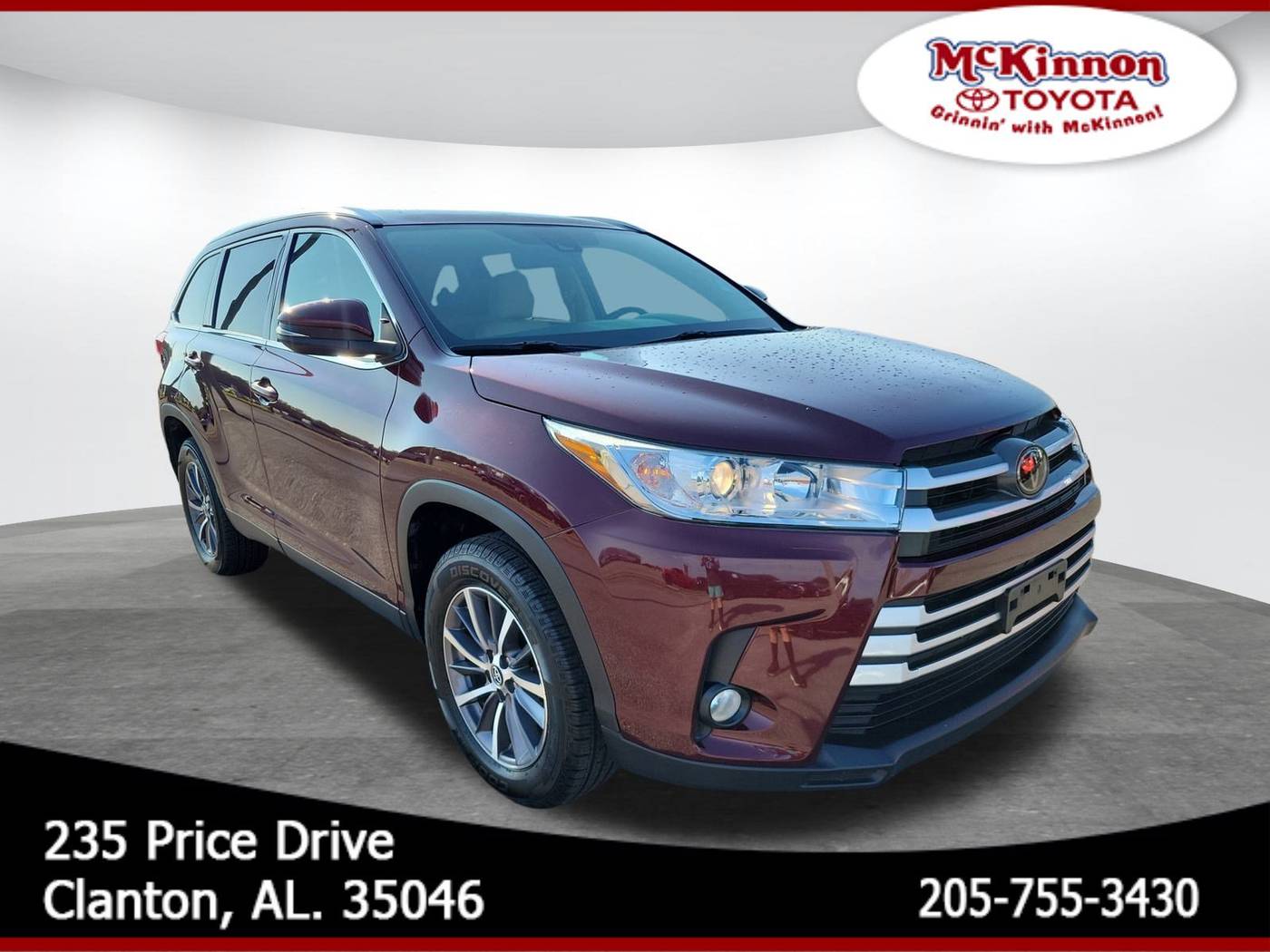 2019 Toyota Highlander XLE — SUV — 73,234 mi — Clanton, AL