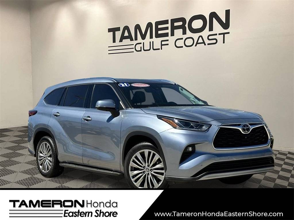 2021 Toyota Highlander Platinum — SUV — 58,585 mi — Daphne, AL