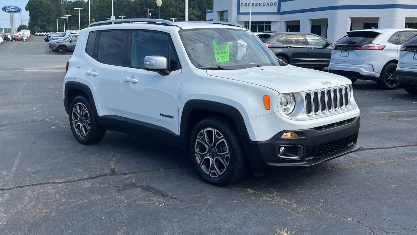2018 Jeep Renegade Limited — SUV — 58,963 mi — Indian Trail, NC