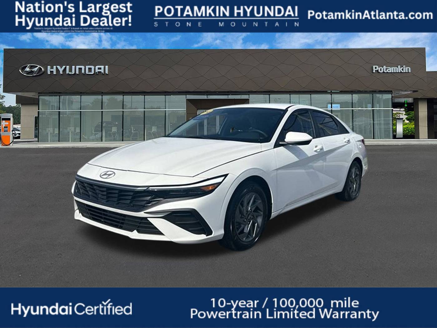 2024 Hyundai Elantra Hybrid Blue — Sedan — 521 mi — Lilburn, GA