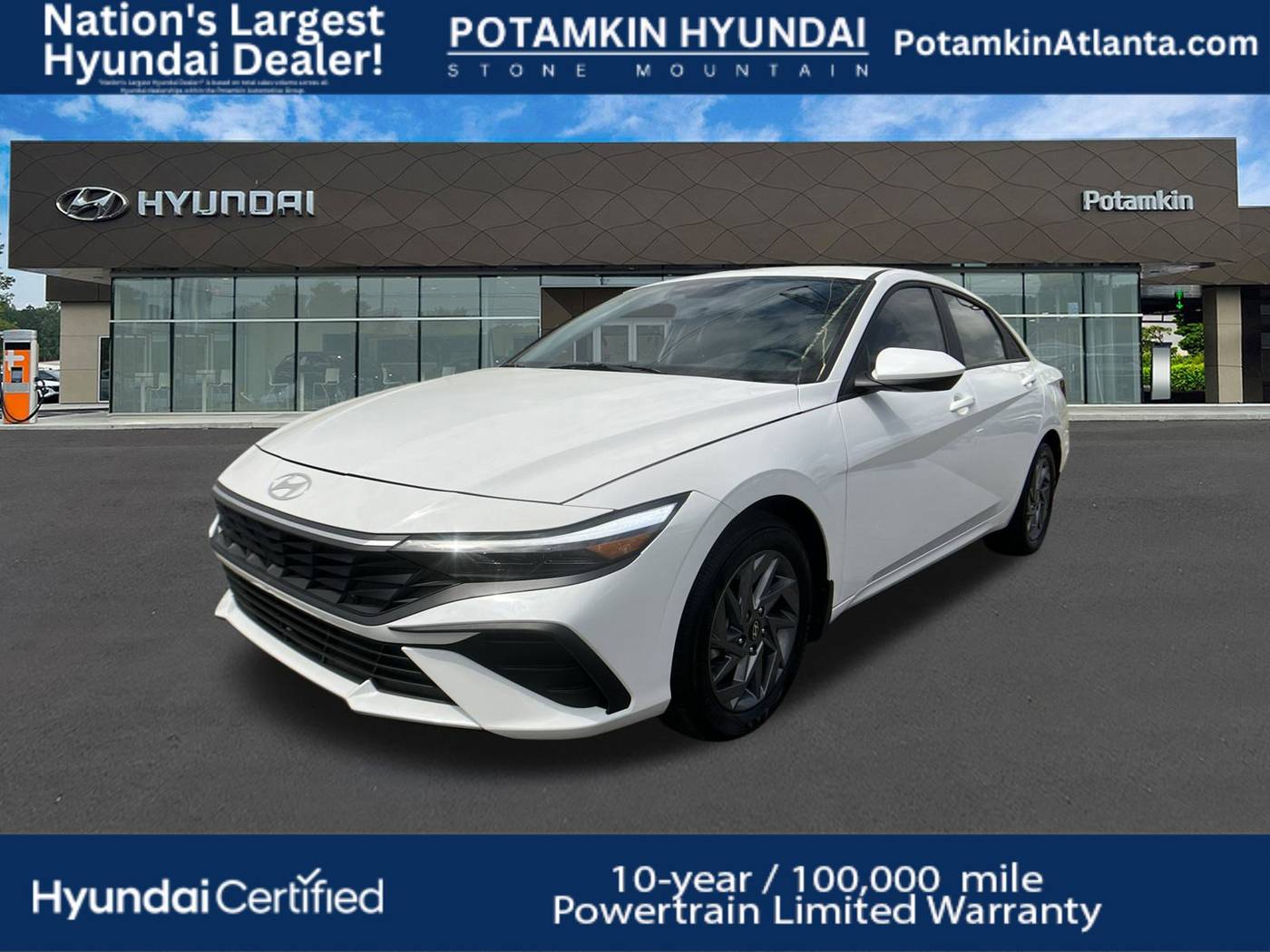 2024 Hyundai Elantra Hybrid Blue — Sedan — 3,675 mi — Lilburn, GA