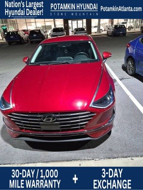2023 Hyundai Sonata Hybrid Blue — Sedan — 45,608 mi — Lilburn, GA
