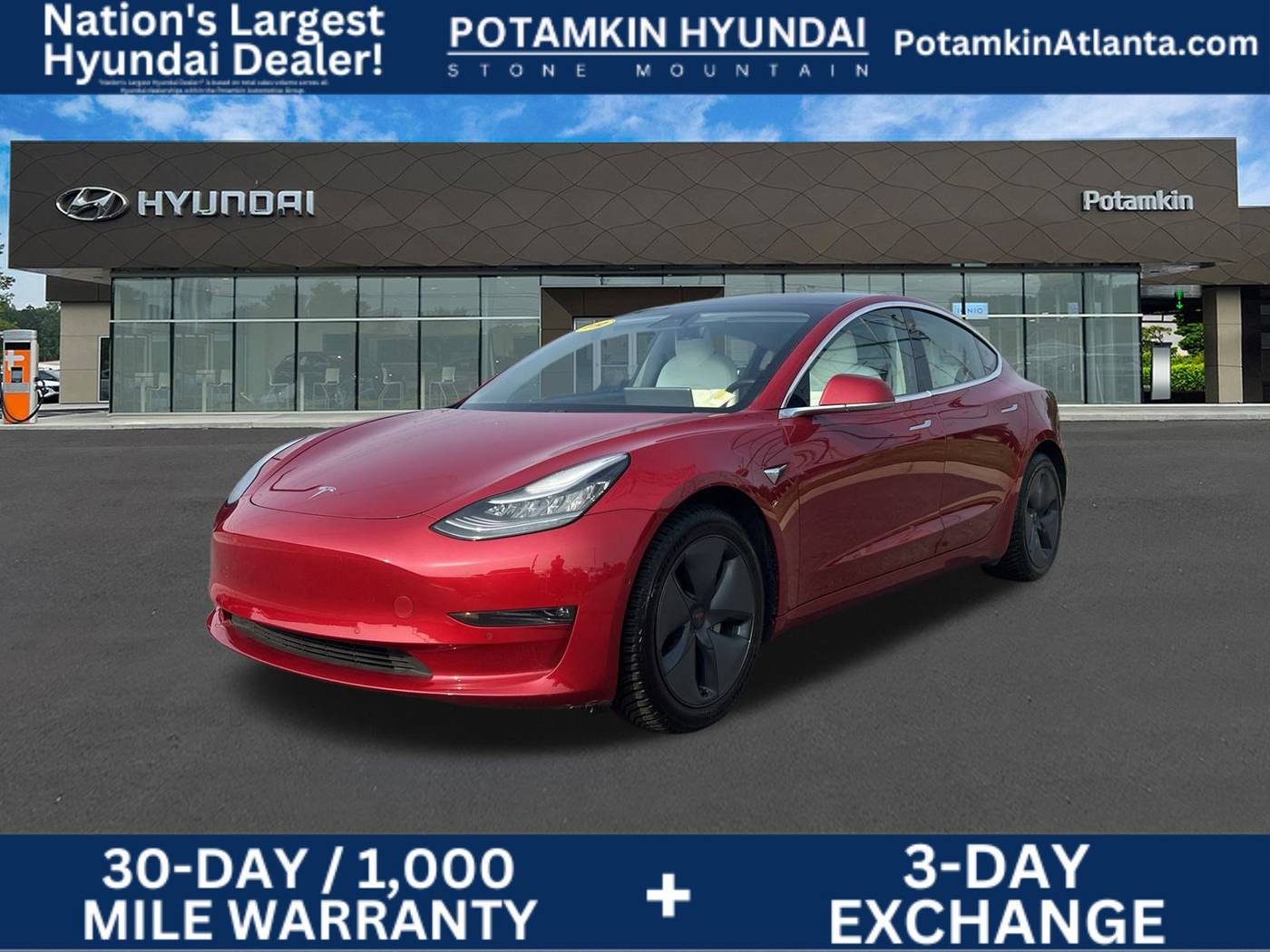 2019 Tesla Model 3 Long Range — Sedan — 44,198 mi — Lilburn, GA