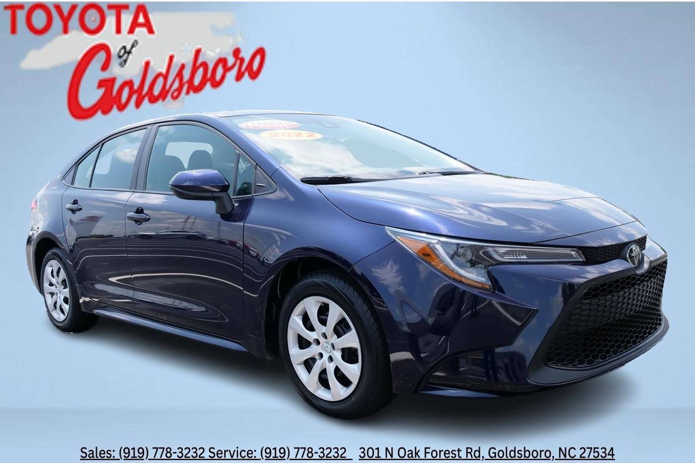 2022 Toyota Corolla LE — Sedan — 39,885 mi — Goldsboro, NC