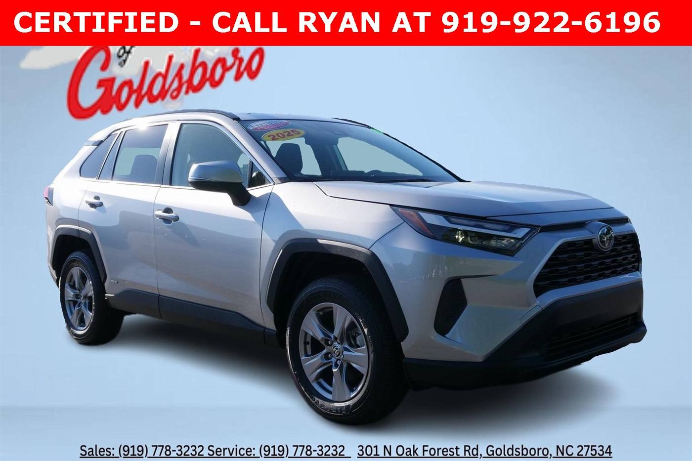 2025 Toyota RAV4 Hybrid XLE — SUV — 3,242 mi — Goldsboro, NC