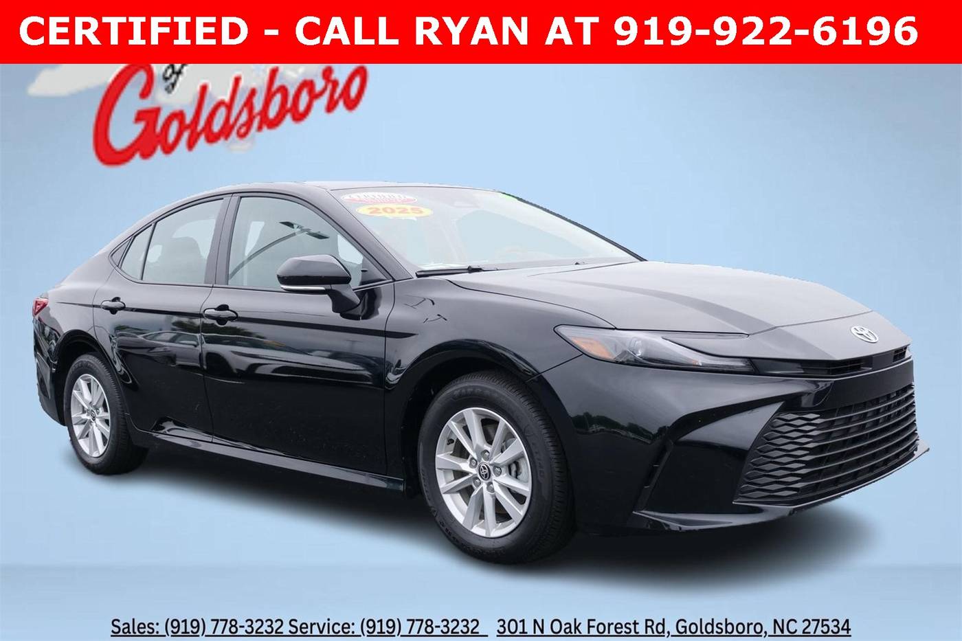 2025 Toyota Camry Hybrid LE — Sedan — 7,553 mi — Goldsboro, NC