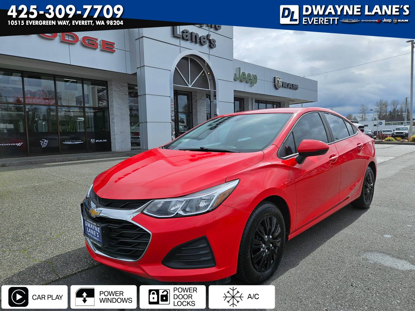 2019 Chevrolet Cruze LS — Sedan — 102,235 mi — Everett, WA