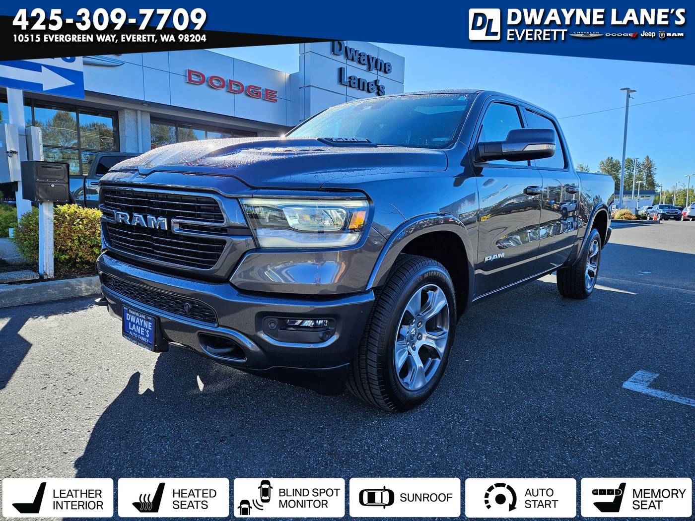 2021 Ram 1500 Laramie — Pickup Truck — 66,909 mi — Everett, WA