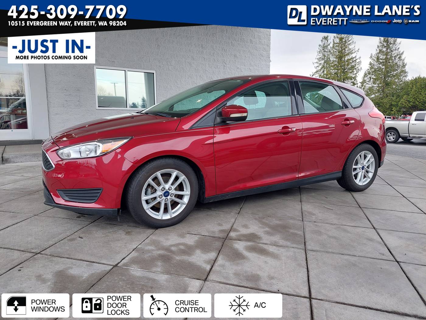 2015 Ford Focus SE — Hatchback — 64,194 mi — Everett, WA