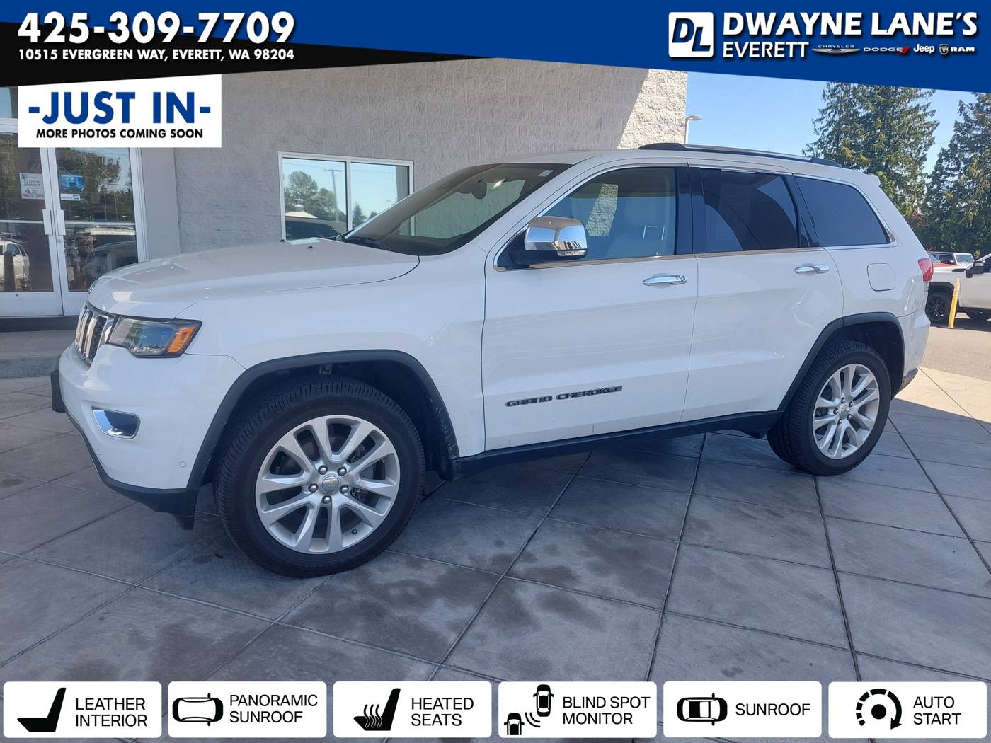 2017 Jeep Grand Cherokee Limited — SUV — 75,080 mi — Everett, WA