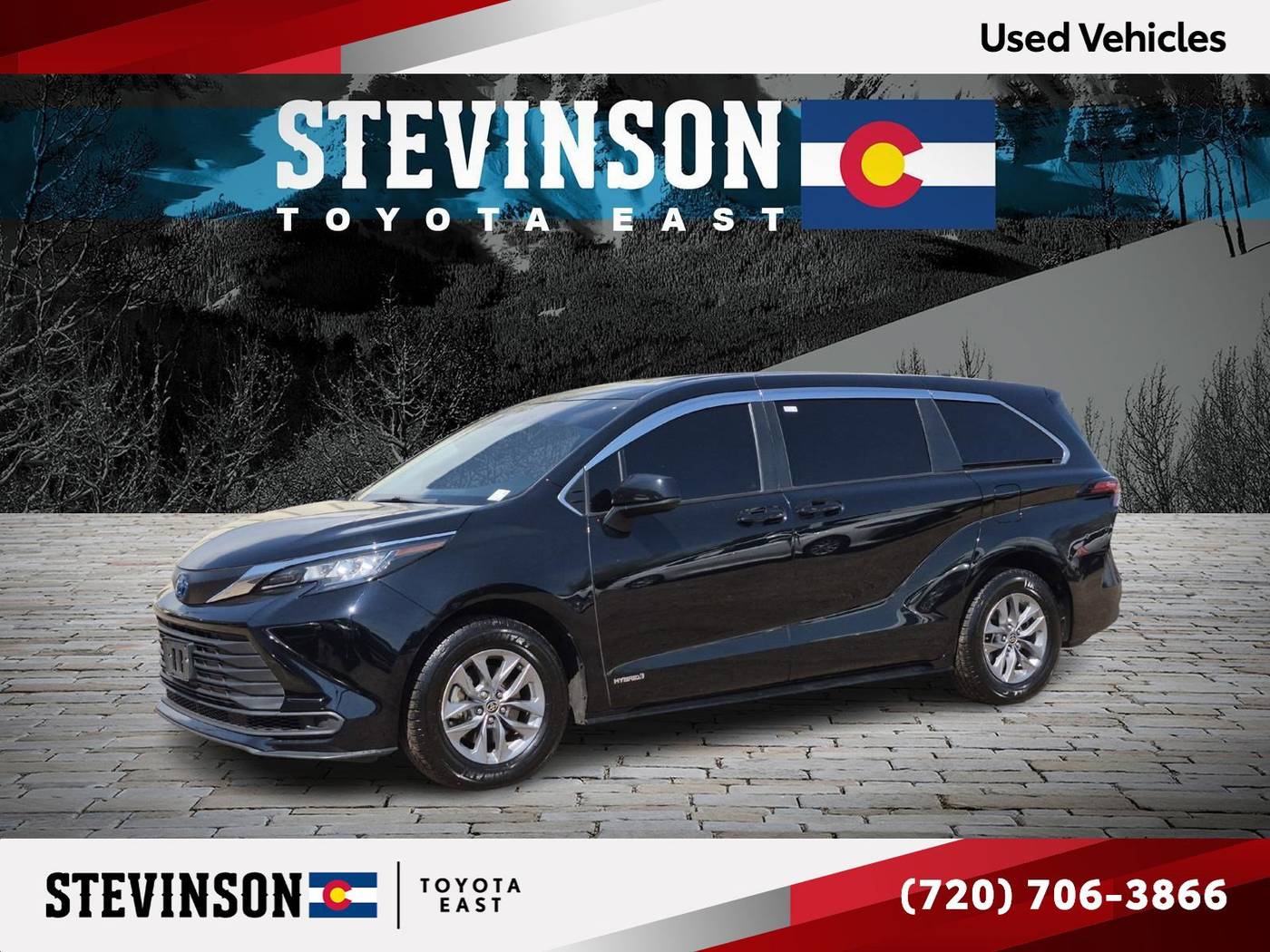 2021 Toyota Sienna LE — Minivan — 75,869 mi — Aurora, CO