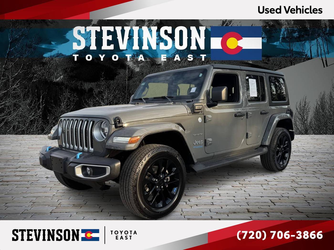 2022 Jeep Wrangler Sahara 4xe — SUV — 43,686 mi — Aurora, CO