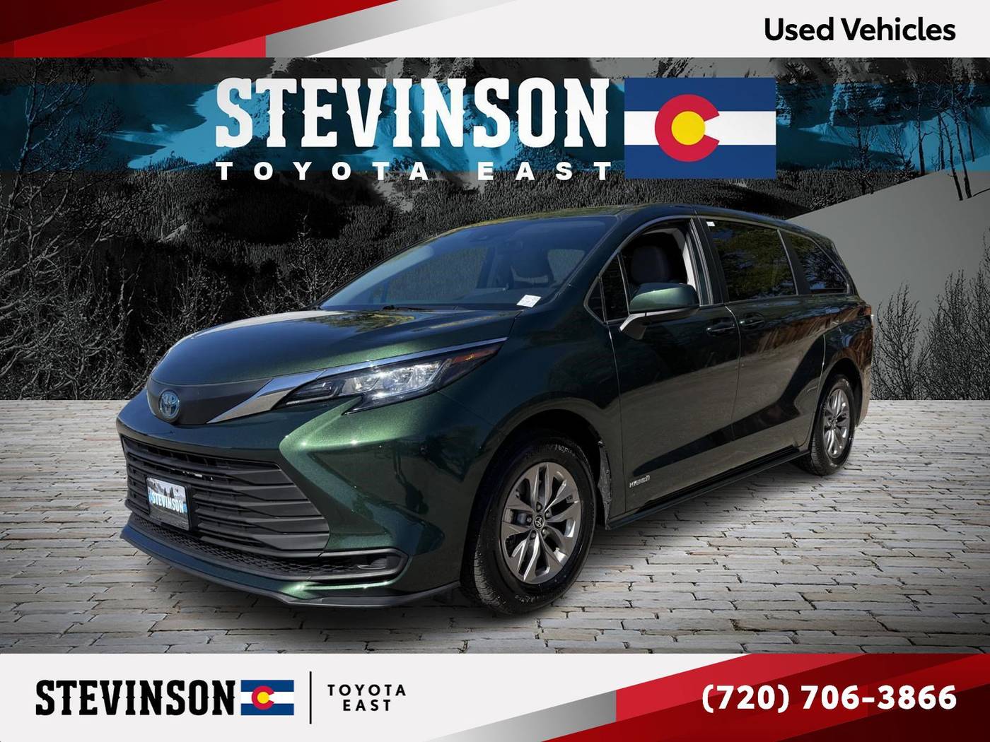 2021 Toyota Sienna LE — Minivan — 52,579 mi — Aurora, CO