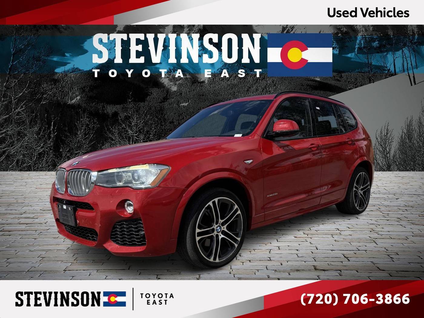 2016 BMW X3 28i — SUV — 183,542 mi — Aurora, CO