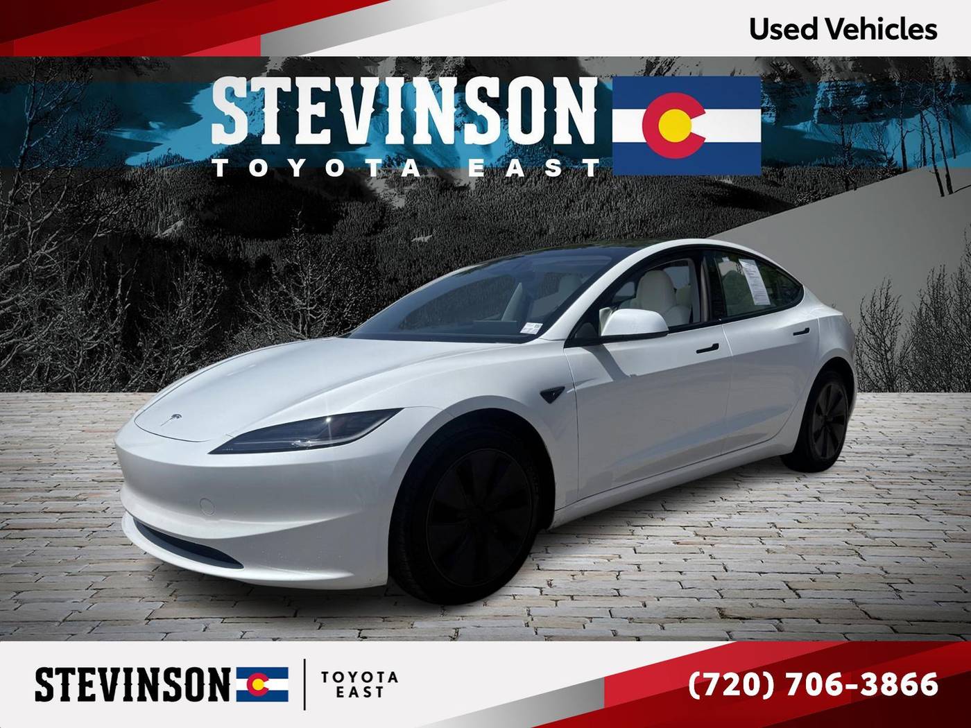 2025 Tesla Model 3 Long Range — Sedan — 23,534 mi — Aurora, CO