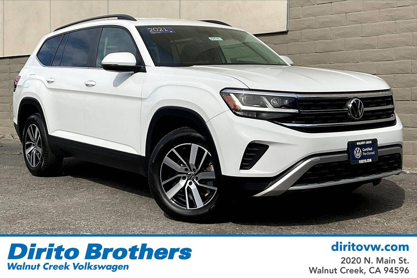 2021 Volkswagen Atlas SE — SUV — 44,374 mi — Walnut Creek, CA
