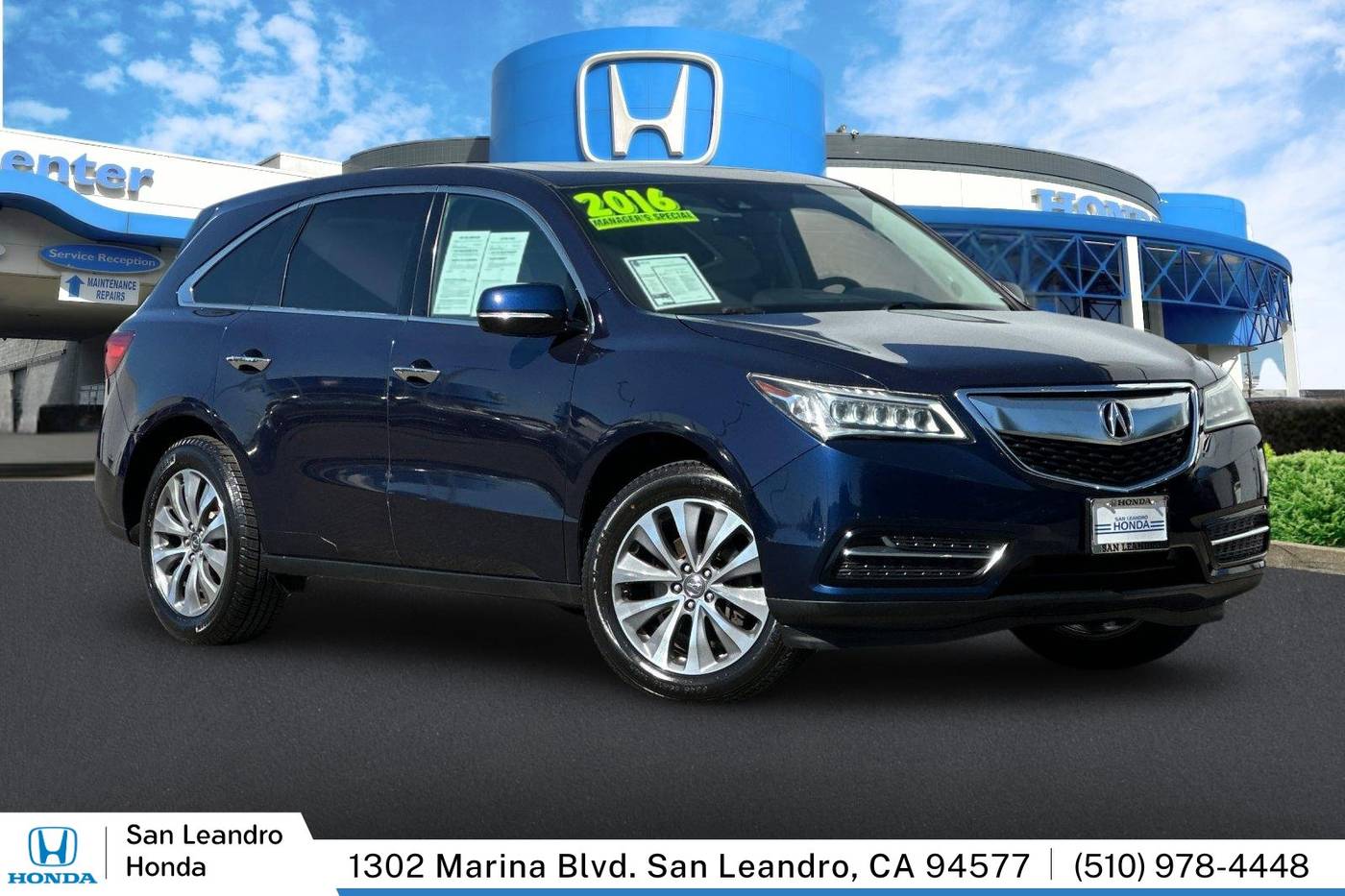 2016 Acura MDX Technology Package — SUV — 88,489 mi — San Leandro, CA