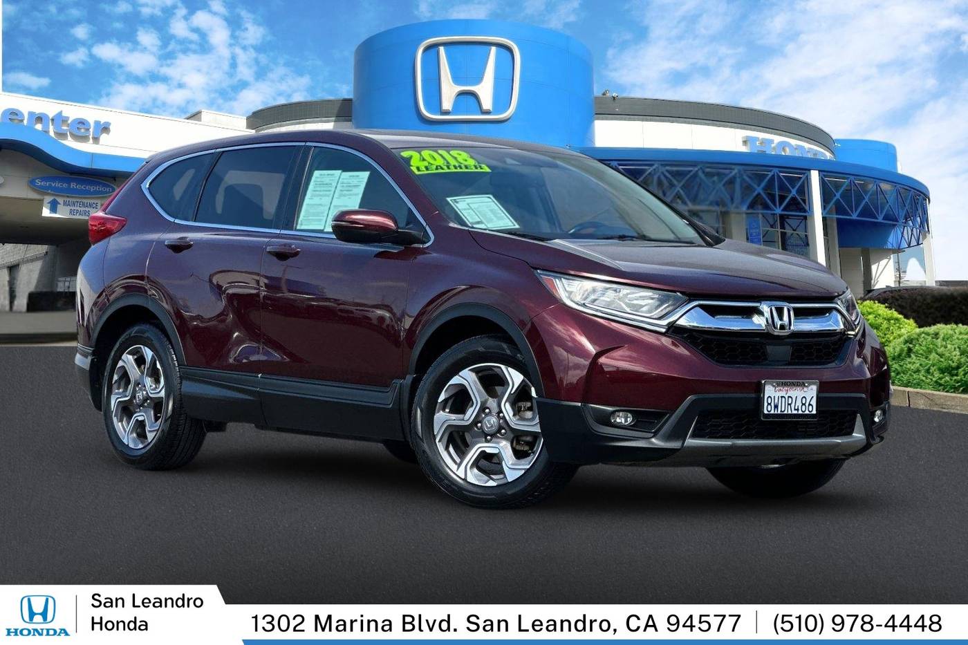 2018 Honda CR-V EX-L — SUV — 61,504 mi — San Leandro, CA