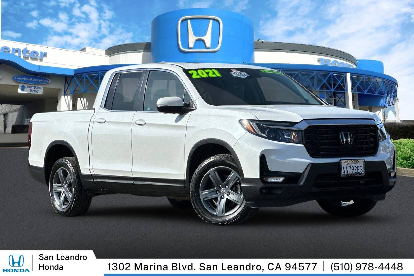 2021 Honda Ridgeline RTL — Pickup Truck — 22,618 mi — San Leandro, CA