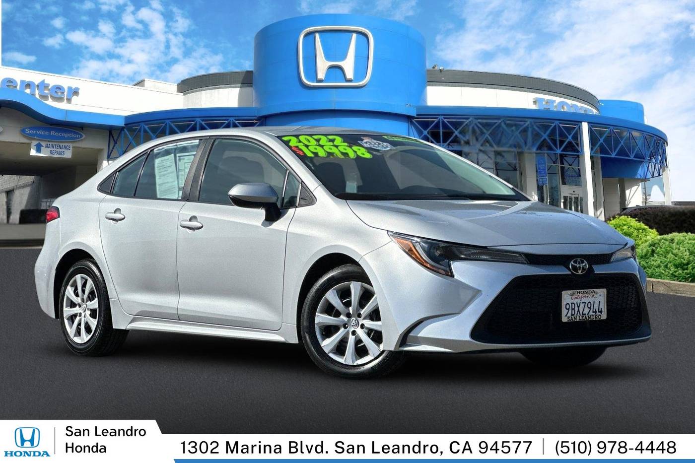 2022 Toyota Corolla LE — Sedan — 58,207 mi — San Leandro, CA