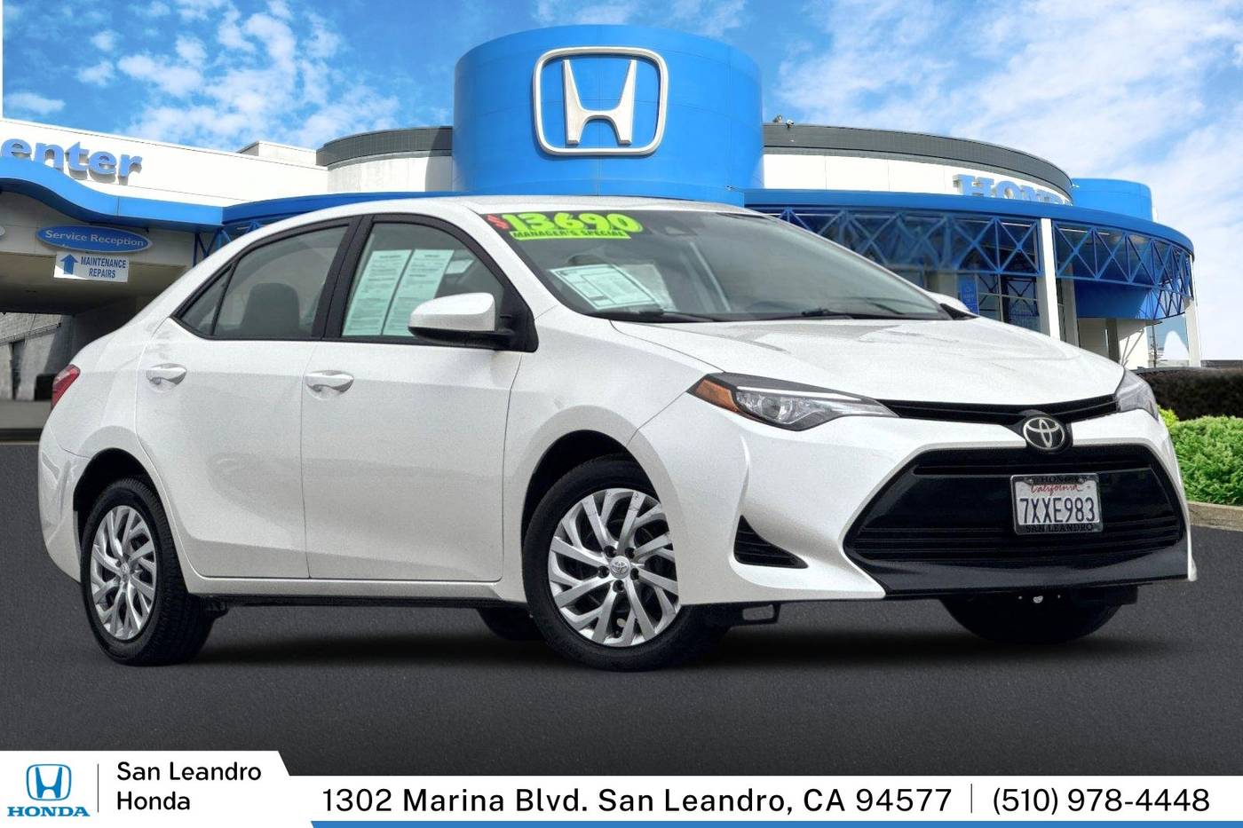 2017 Toyota Corolla LE — Sedan — 107,294 mi — San Leandro, CA