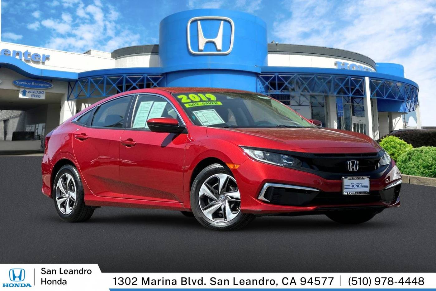 2019 Honda Civic LX — Sedan — 44,435 mi — San Leandro, CA