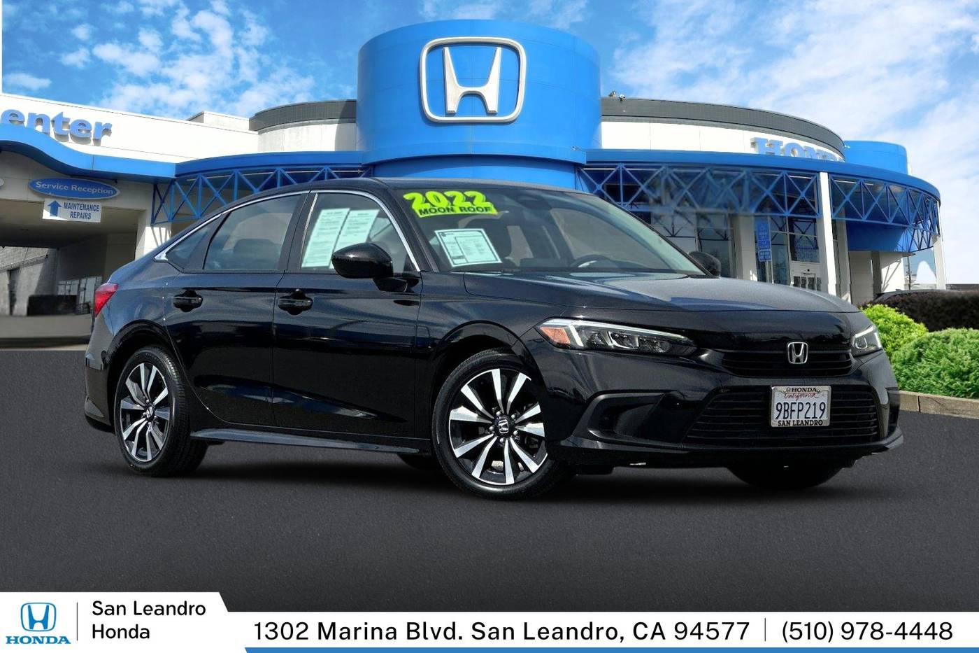 2022 Honda Civic EX — Sedan — 32,121 mi — San Leandro, CA