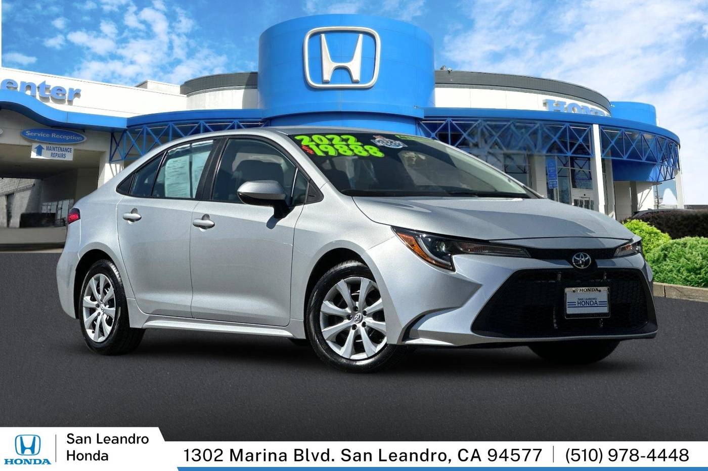 2022 Toyota Corolla LE — Sedan — 45,086 mi — San Leandro, CA