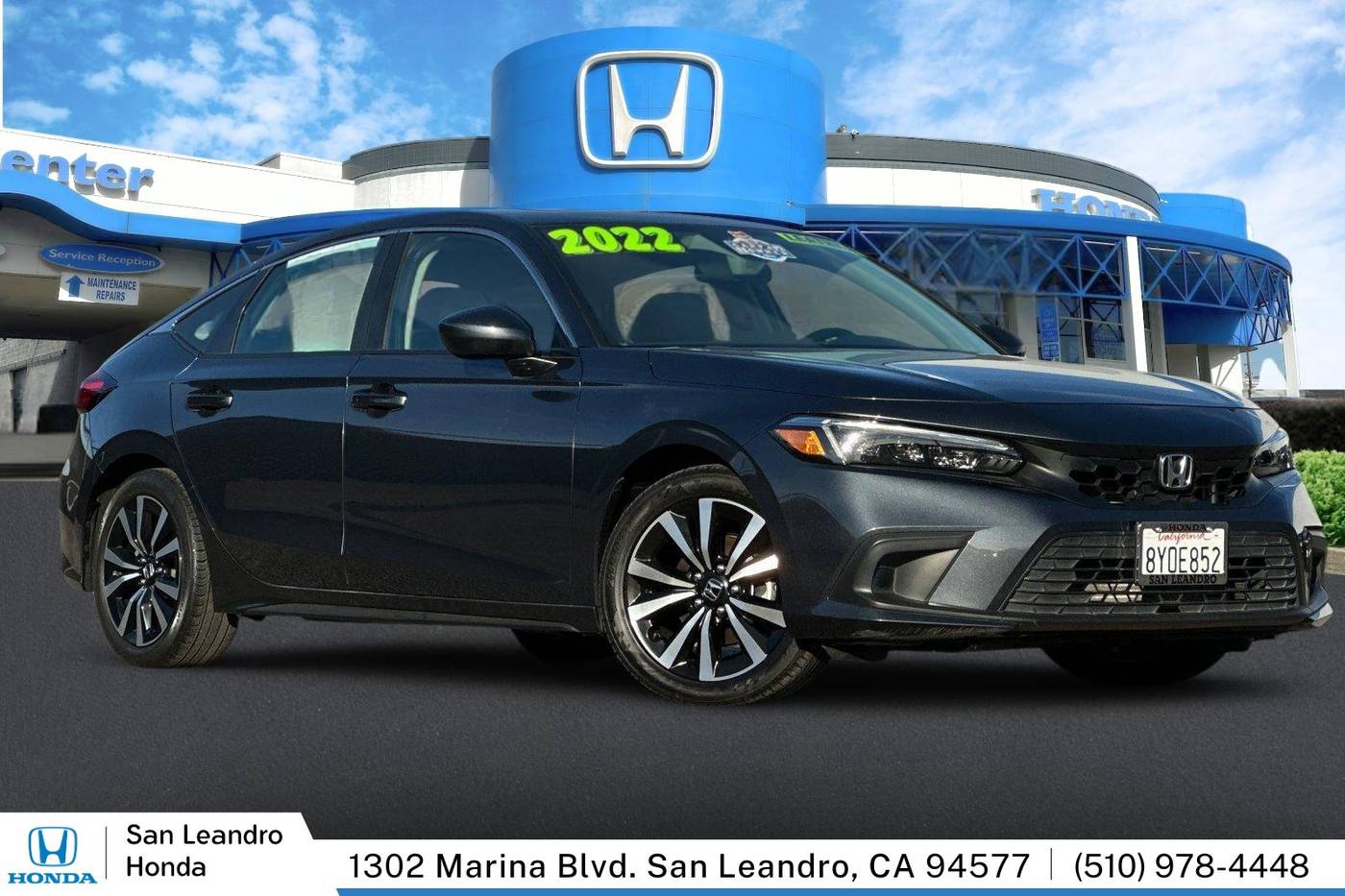 2022 Honda Civic EX-L — Hatchback — 32,720 mi — San Leandro, CA