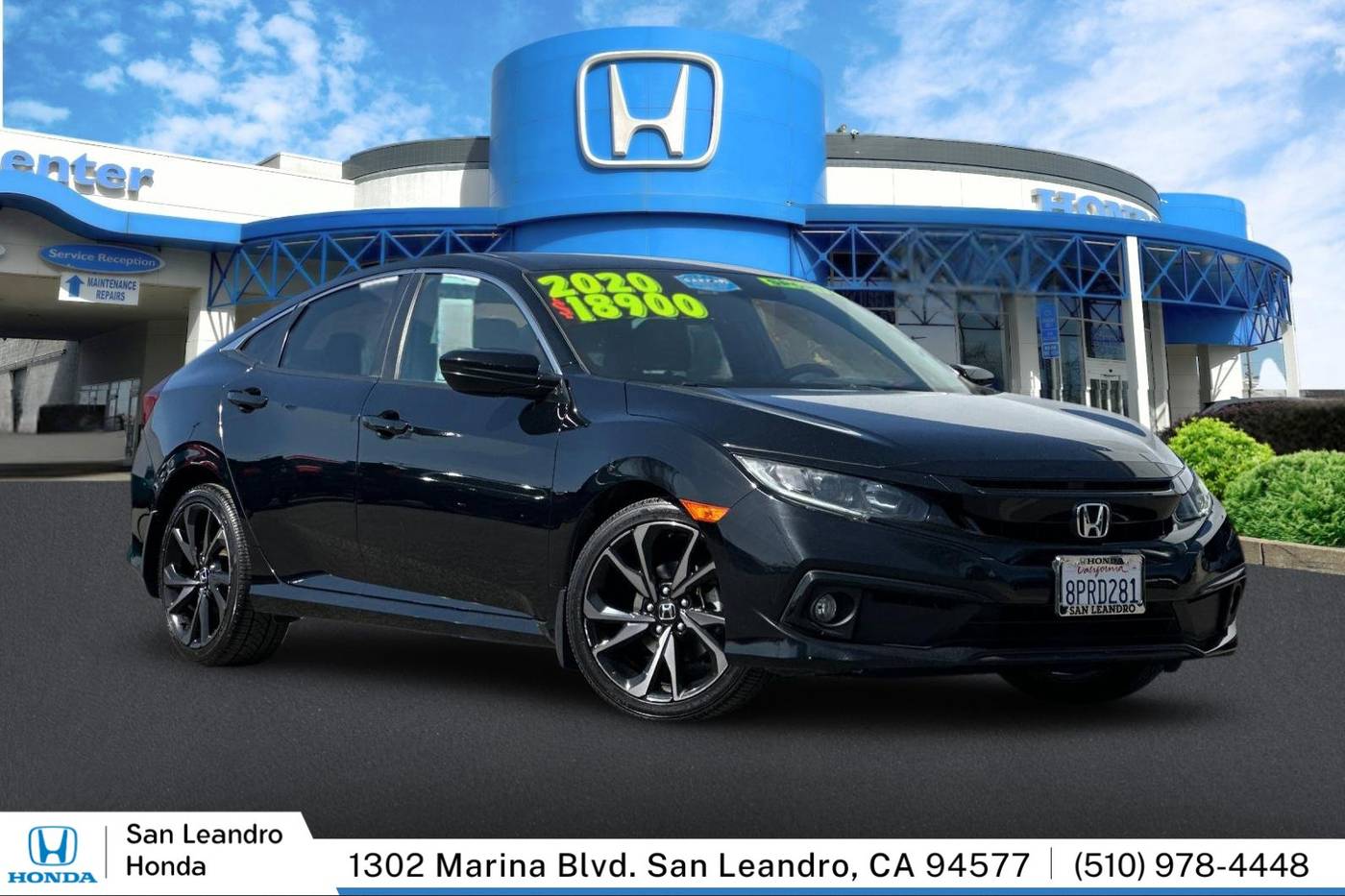 2020 Honda Civic Sport — Sedan — 82,196 mi — San Leandro, CA
