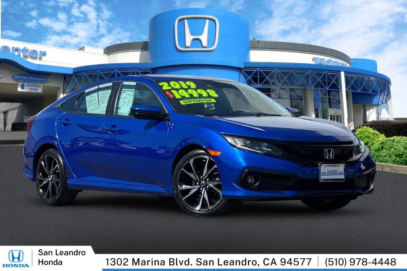 2019 Honda Civic Sport — Sedan — 132,853 mi — San Leandro, CA