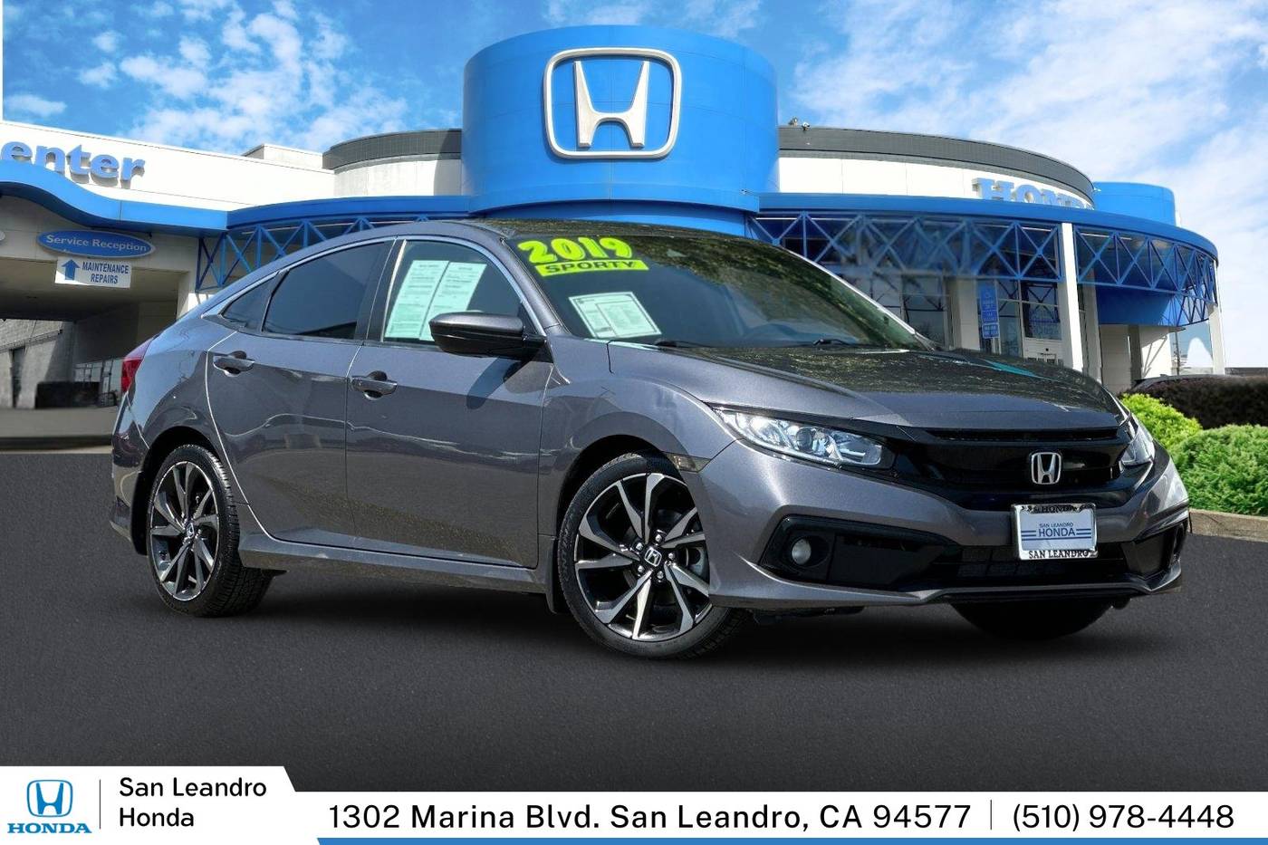 2019 Honda Civic Sport — Sedan — 74,179 mi — San Leandro, CA
