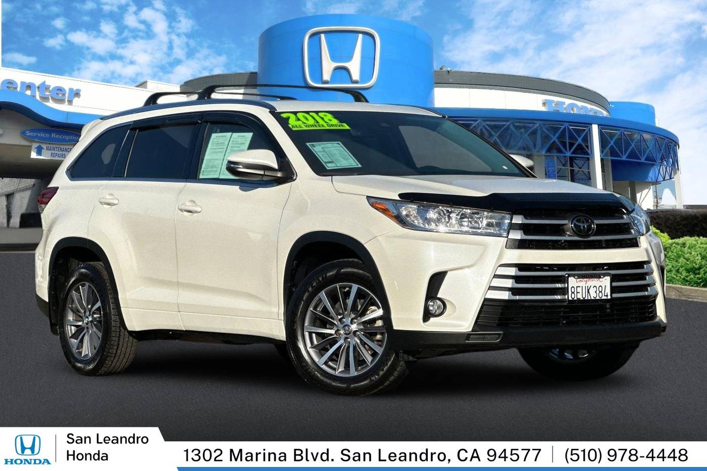 2018 Toyota Highlander XLE — SUV — 62,434 mi — San Leandro, CA