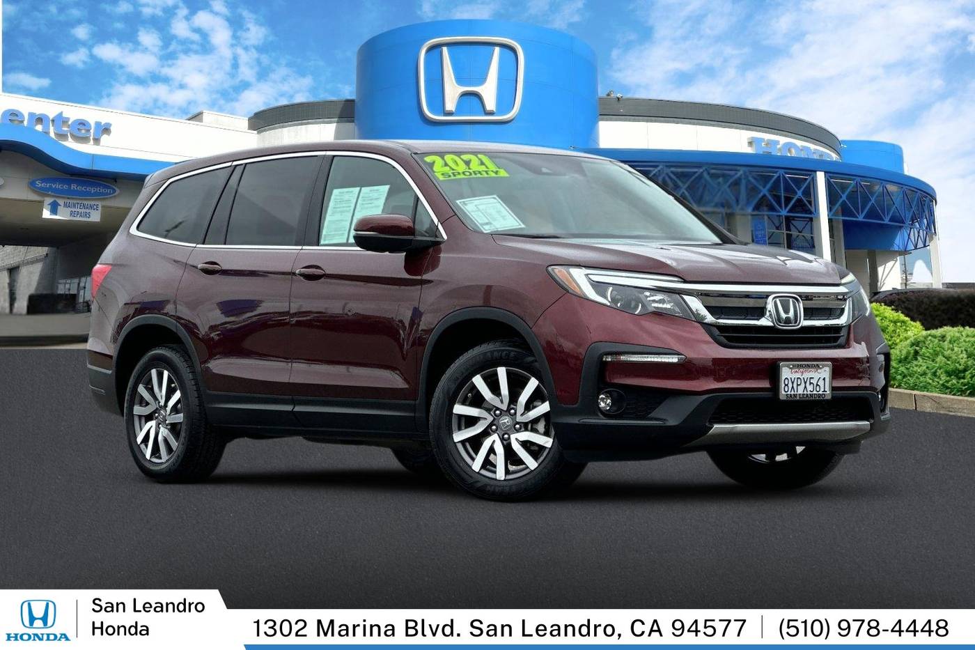2021 Honda Pilot EX — SUV — 48,749 mi — San Leandro, CA